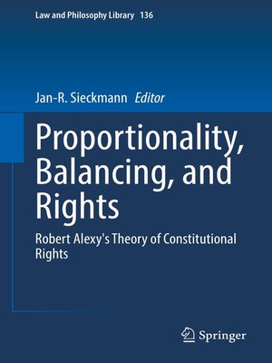 cover image of Proportionality, Balancing, and Rights